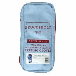 Bruce Bolt PREMIUM PRO BADER Series Long Cuff Batting Gloves: Baby Blue -Baseball Sales Shop 1