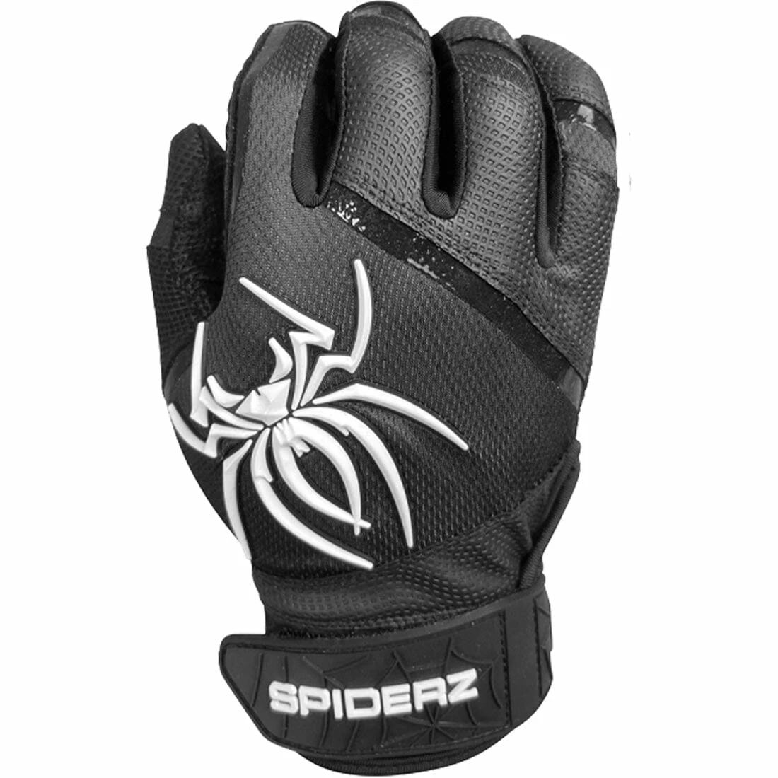 2023 Spiderz Pro Model Batting Gloves: Black/White 2 2023 Spiderz Pro Model Batting Gloves: Black/White - Image 2