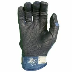 2023 Spiderz Pro Model Batting Gloves: Navy Blue/White -Baseball Sales Shop 2023SpiderzProModelBattingGloves Navy White 2