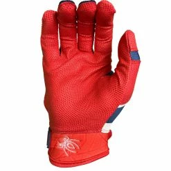 2023 Spiderz Pro Model Batting Gloves: White/Red/Navy -Baseball Sales Shop 2023SpiderzProModelBattingGloves White Red Navy2023SpiderzProModelBattingGloves White Red Navy 2