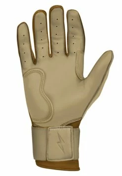 Bruce Bolt PREMIUM PRO Gold Series Batting Gloves: Long Cuff 13 Bruce Bolt PREMIUM PRO Gold Series Batting Gloves: Long Cuff -Baseball Sales Shop LC GLD PALM