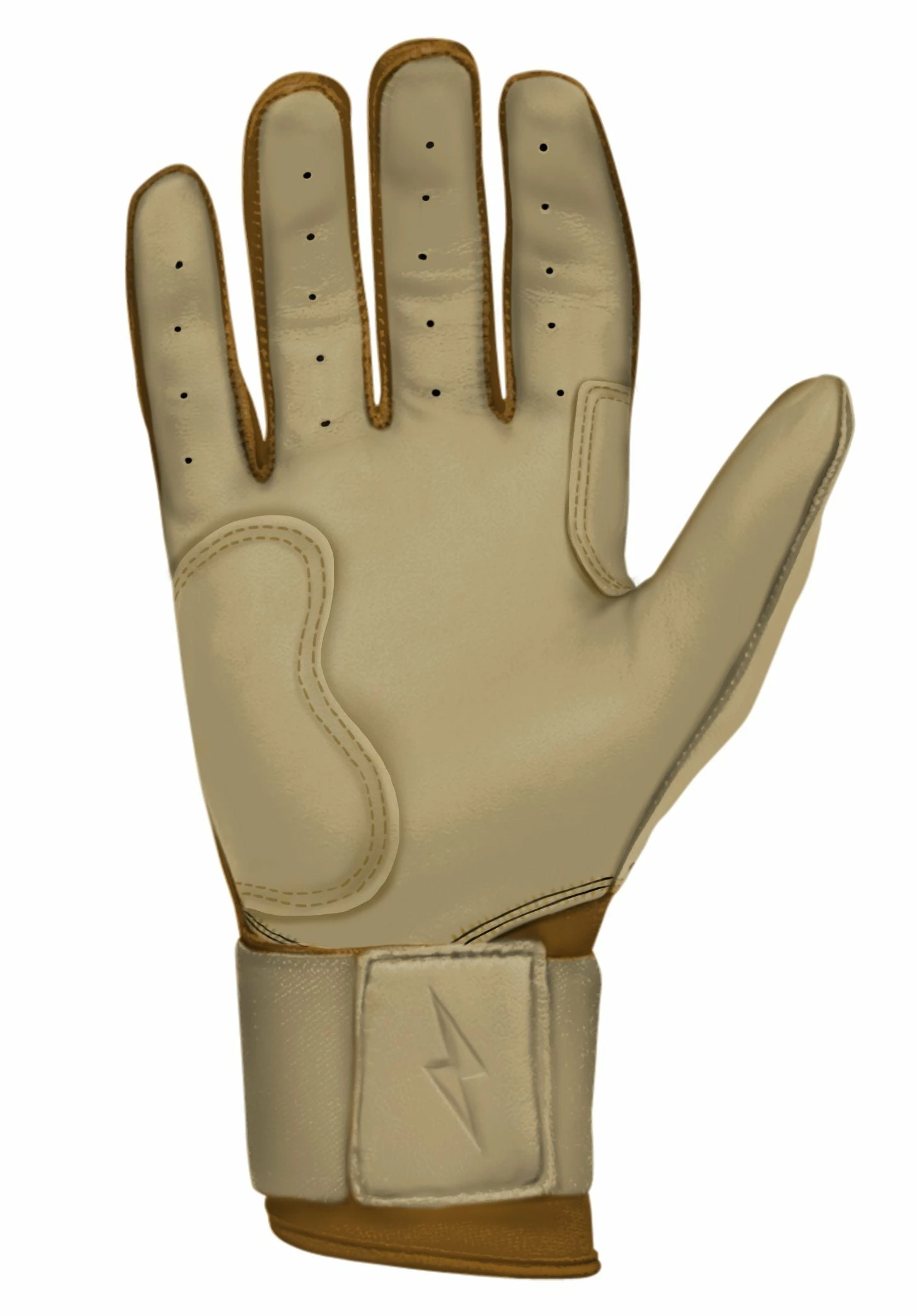 Bruce Bolt PREMIUM PRO Gold Series Batting Gloves: Long Cuff 6 Bruce Bolt PREMIUM PRO Gold Series Batting Gloves: Long Cuff - Image 6