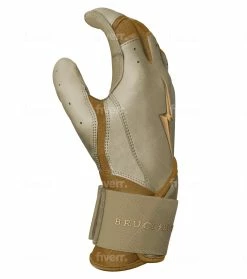 Bruce Bolt PREMIUM PRO Gold Series Batting Gloves: Long Cuff 15 Bruce Bolt PREMIUM PRO Gold Series Batting Gloves: Long Cuff -Baseball Sales Shop LC GLD SIDE scaled