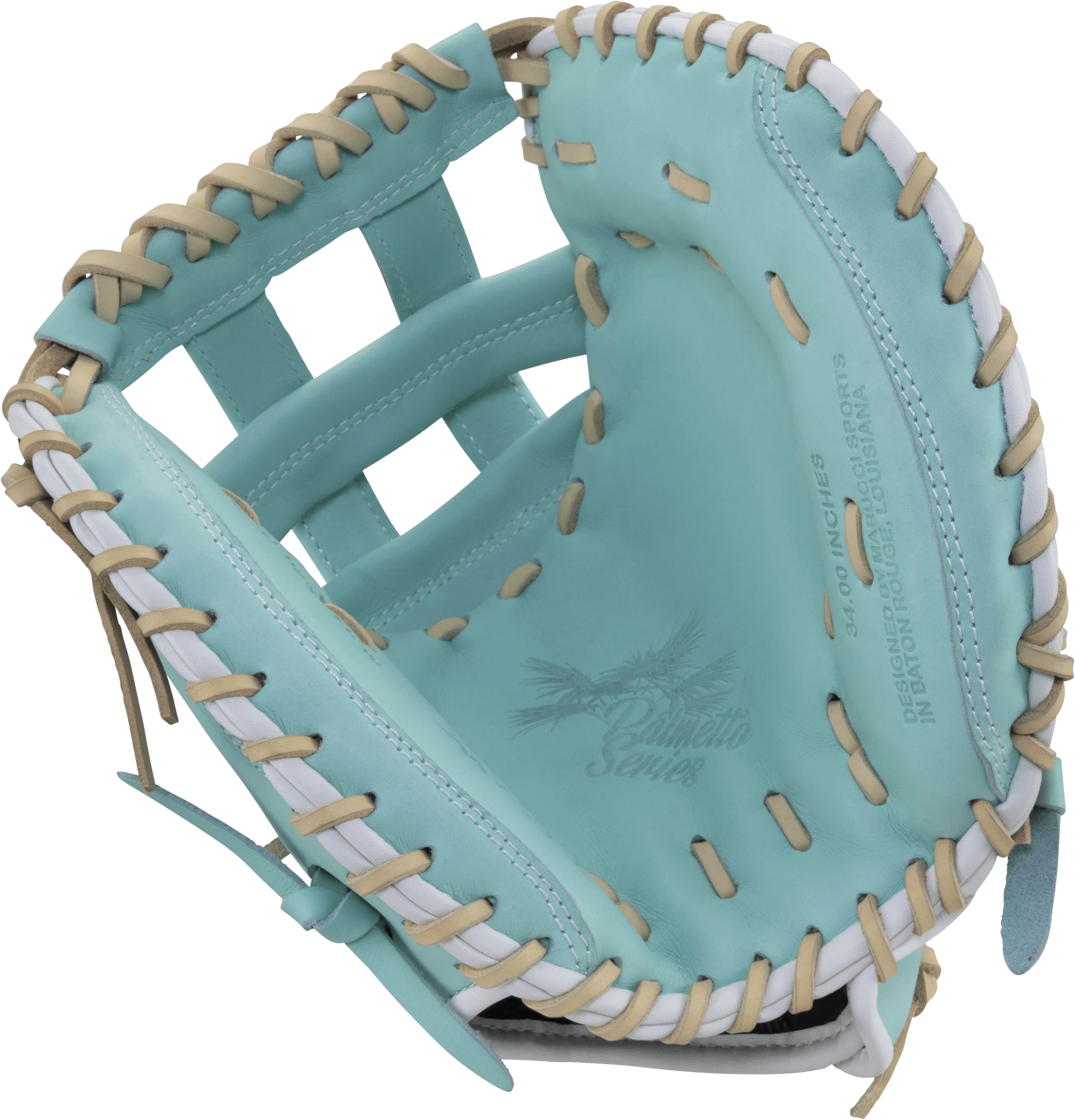 Marucci Palmetto 240C2 34" Fastpitch Catcher's Mitt: MFGPLM240C2FP 4 Marucci Palmetto 240C2 34" Fastpitch Catcher's Mitt: MFGPLM240C2FP - Image 4