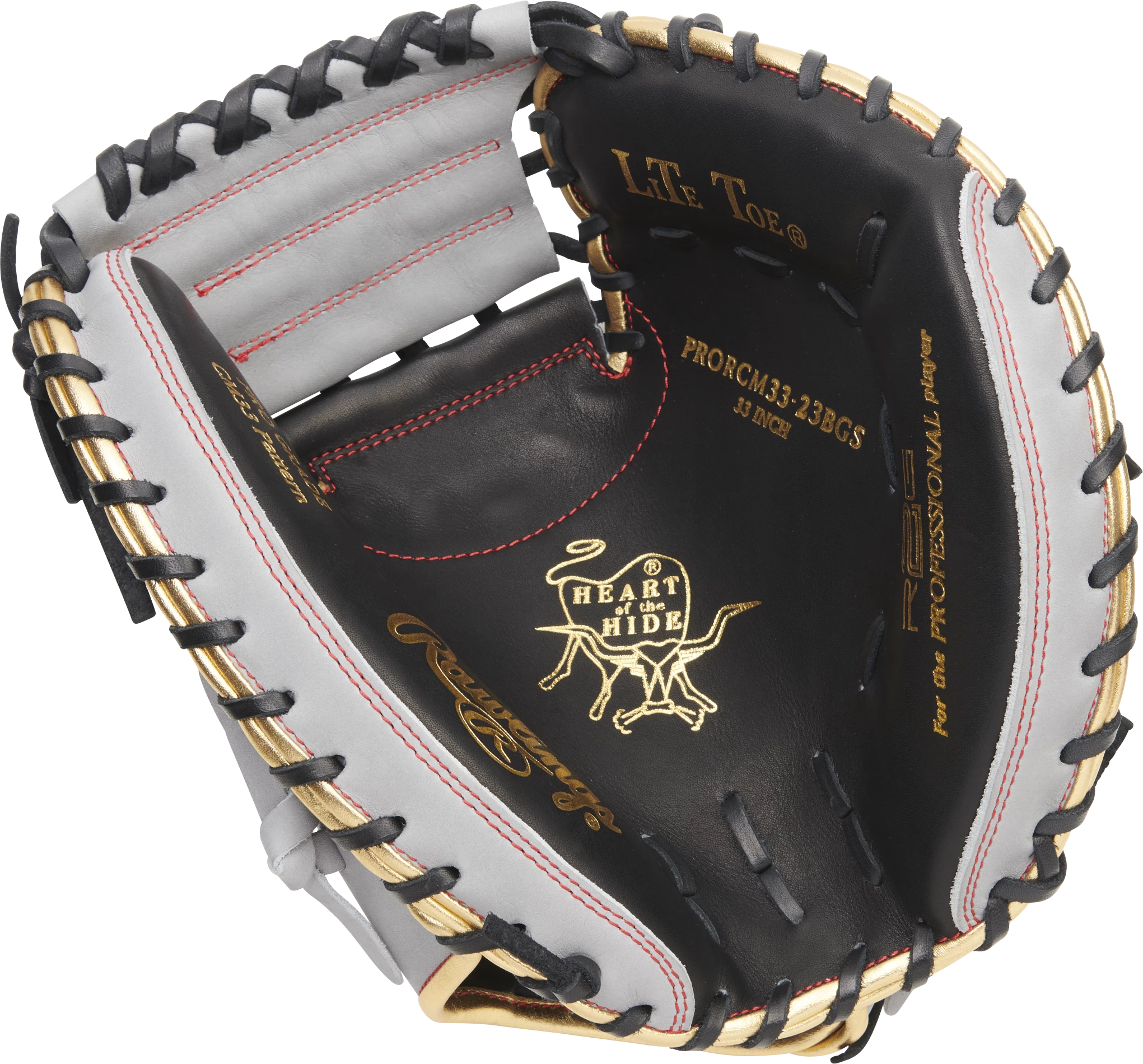 Rawlings Heart Of The Hide R2G 33" Baseball Catcher's Mitt: PRORCM33-23BGS 3 Rawlings Heart Of The Hide R2G 33" Baseball Catcher's Mitt: PRORCM33-23BGS - Image 3