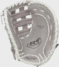 Rawlings 2021 R9 Series 12.5 In Fastpitch 1st Base Mitt -Baseball Sales Shop R9SBFBM 17G 1 1
