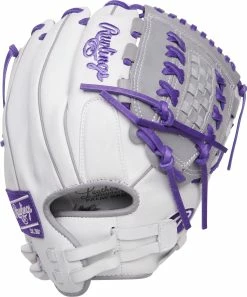 Rawlings Liberty Advanced Color Series 12.5" Fastpitch Glove: RLA125 (Multiple Colors) -Baseball Sales Shop RLA125 18WPG 2 png