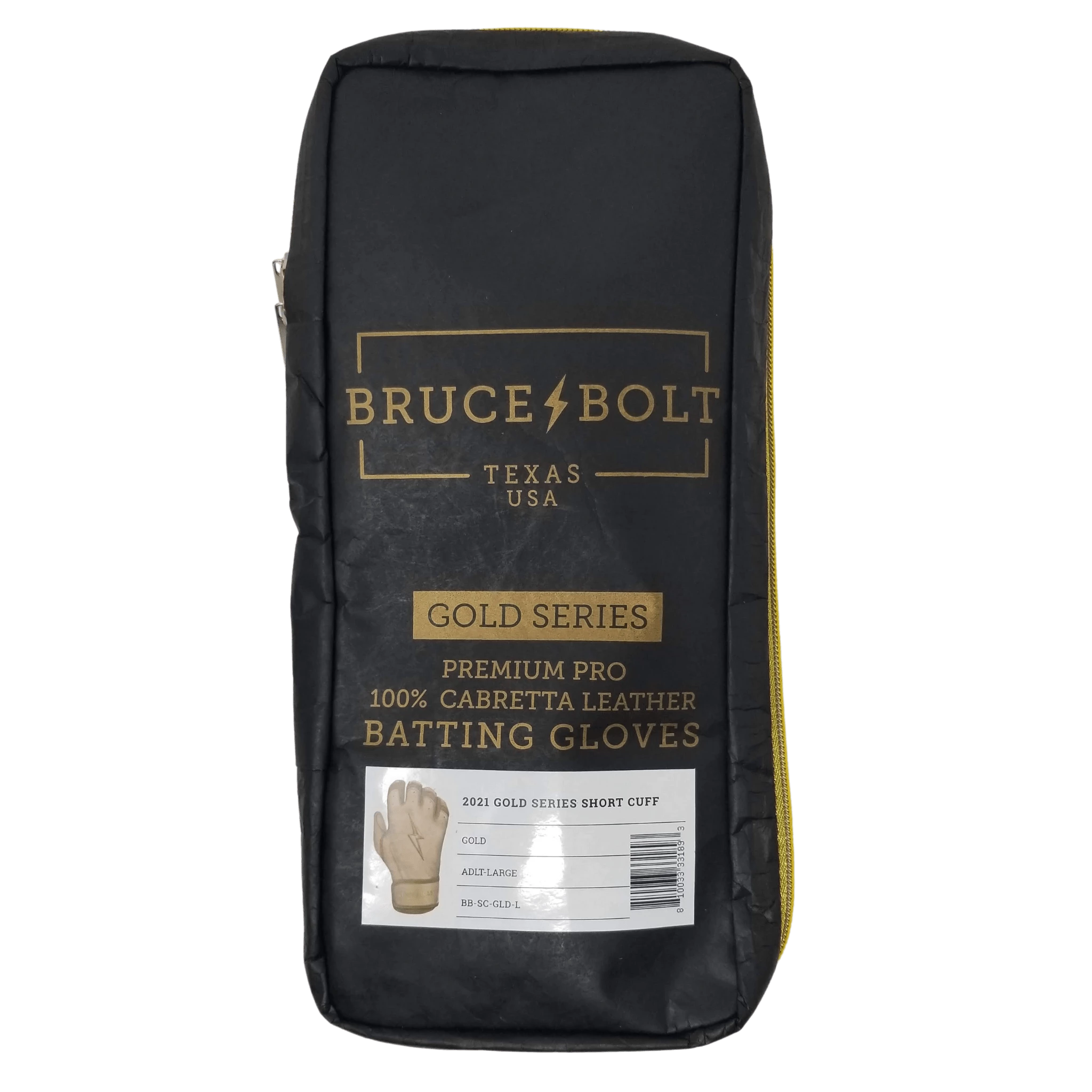Bruce Bolt PREMIUM PRO Gold Series Batting Gloves: Short Cuff 4 Bruce Bolt PREMIUM PRO Gold Series Batting Gloves: Short Cuff - Image 4
