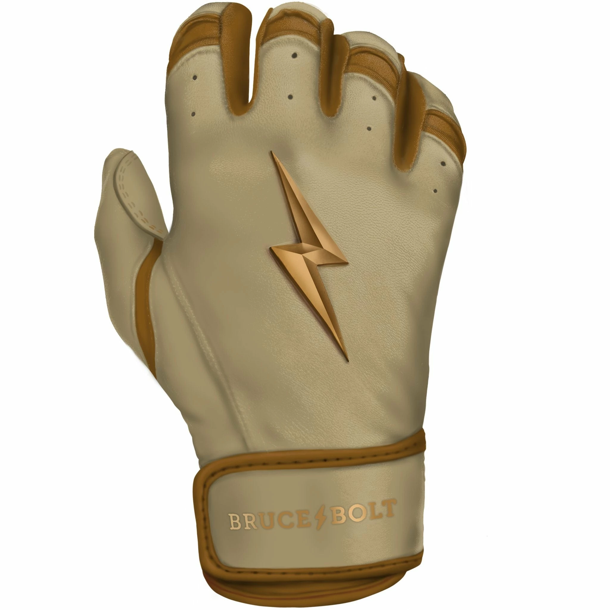 Bruce Bolt PREMIUM PRO Gold Series Batting Gloves: Short Cuff 7 Bruce Bolt PREMIUM PRO Gold Series Batting Gloves: Short Cuff - Image 7