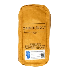 Bruce Bolt PREMIUM PRO Short Cuff Batting Gloves: Royal -Baseball Sales Shop SC ROYG BAG