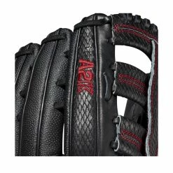 2021 Wilson A2K 1775SS 12.75" Outfield Baseball Glove: WBW1000671275 -Baseball Sales Shop WBW100067 5 A2K OF 1775SS 1275 BlackSS BlackSnakeSS Red.png.cq5dam.web .1200.1200