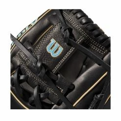 2022 Wilson A1000 DP15 11.5" Infield Baseball Glove: WTA10RB22DP15 -Baseball Sales Shop WBW100132 4 A1000 DP15 IF 115 Blue Black Blonde.png.cq5dam.web .1200.1200