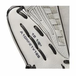 2022 Wilson A1000 V125 12.5" Outfield/Pitcher's Fastpitch Softball Glove: WTA10RF22V125 13 2022 Wilson A1000 V125 12.5" Outfield/Pitcher's Fastpitch Softball Glove: WTA10RF22V125 -Baseball Sales Shop WBW100182 6 A1000 FP V125 OF 125 White Black.png.cq5dam.web .1200.1200