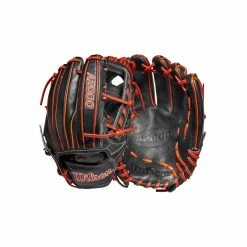 2022 Wilson A2000 1716 11.5" Infield Baseball Glove: WTA20RB221716 -Baseball Sales Shop WBW100389 8 A2000 Leather 1716 IF 115 Black Copper.png.cq5dam.web .1200.1200