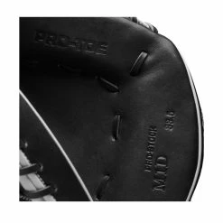 2022 Wilson A2000 M1DSS 33.5" Catcher's Mitt: WTA20RB22M1DSS -Baseball Sales Shop WBW100401 6 A2000 M1D C 335 Black White Red.png.cq5dam.web .1200.1200