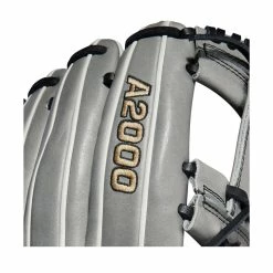 2022 Wilson A2000 H75 11.75" Infield Fastpitch Softball Glove: WTA20RF22H75 -Baseball Sales Shop WBW100437 5 A2000 FP IF H75 1175 Grey White.png.cq5dam.web .1200.1200