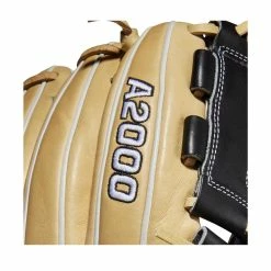 2022 Wilson A2000 P12 12" PItcher's Fastpitch Softball Glove: WTA20RF22P12 -Baseball Sales Shop WBW100439 5 A2000 FP P P12 12 Blonde Black.png.cq5dam.web .1200.1200