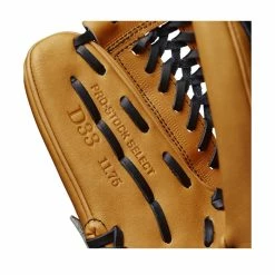 2023 Wilson A2K D33 11.75" Pitcher's Baseball Glove: WBW1008931175 -Baseball Sales Shop WBW100893 6 A2K P D33 1175 VintageTan Black.png.cq5dam.web .1200.1200