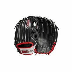 2023 Wilson A2000 1975 11.75" Infield Baseball Glove: WBW1009701175 -Baseball Sales Shop WBW100970 8 A2000 IF 1975 1175 Black White Red.png.cq5dam.web .1200.1200