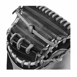 2023 Wilson A2000 M2 33.5" Baseball Catcher's Mitt: WBW100977335 -Baseball Sales Shop WBW100977 4 A2000 C M2SS 335 Grey Black.png.cq5dam.web .1200.1200