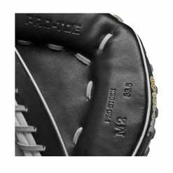 2023 Wilson A2000 M2 33.5" Baseball Catcher's Mitt: WBW100977335 -Baseball Sales Shop WBW100977 6 A2000 C M2SS 335 Grey Black.png.cq5dam.web .1200.1200