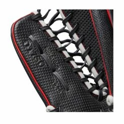 2023 Wilson A2000 OT7 Spin Control 12.75" Outfield Baseball Glove: WBW1009871275 -Baseball Sales Shop WBW100987 6 A2000 OF OT7SC SPIN CONTROL 1275 Black White Red.png.cq5dam.web .1200.1200