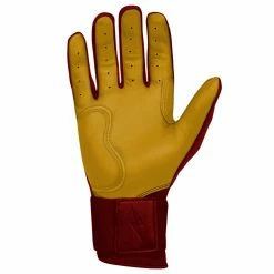 Bruce Bolt PREMIUM PRO Long Cuff Batting Gloves: Maroon -Baseball Sales Shop premium pro long cuff batting gloves maroon brucebolt 282874