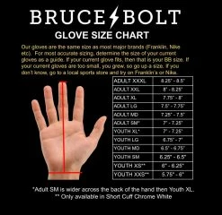 Bruce Bolt PREMIUM PRO Long Cuff Batting Gloves: Orange -Baseball Sales Shop premium pro long cuff batting gloves orange brucebolt 582969