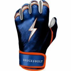Bruce Bolt PREMIUM PRO NIMMO Short Cuff Batting Gloves: Blue -Baseball Sales Shop premium pro nimmo series short cuff batting gloves blue gloves brucebolt 759915