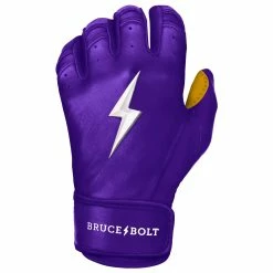 Bruce Bolt PREMIUM PRO Short Cuff Batting Gloves: Purple 9 Bruce Bolt PREMIUM PRO Short Cuff Batting Gloves: Purple -Baseball Sales Shop premium pro short cuff batting gloves purple brucebolt 315746