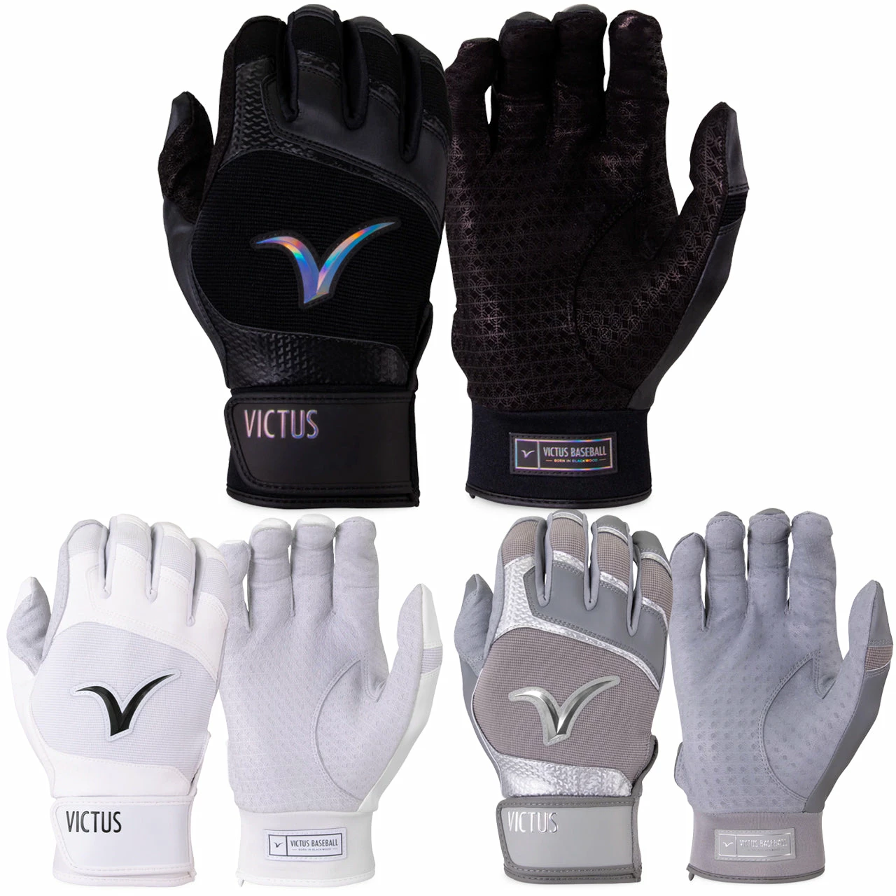 Victus Sports The Debut 2.0 Adult Batting Gloves (Multiple Colors): VBG2 1 Victus Sports The Debut 2.0 Adult Batting Gloves (Multiple Colors): VBG2